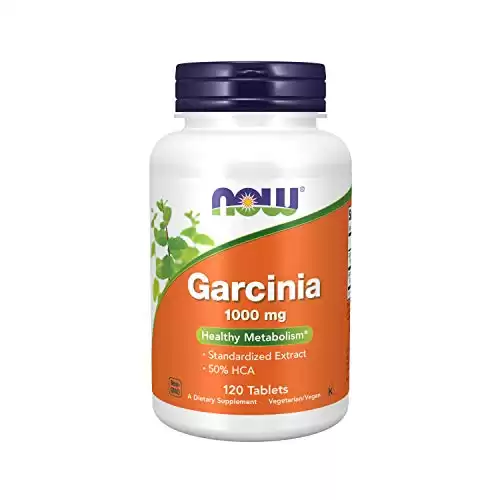 NOW Supplements, Garcinia (Garcinia Cambogia) 1,000 mg, Healthy Metabolism*, 120 Tablets